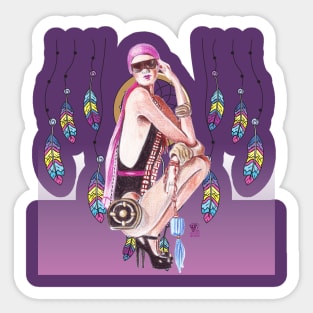 Discover Your Inner Hippy Sticker